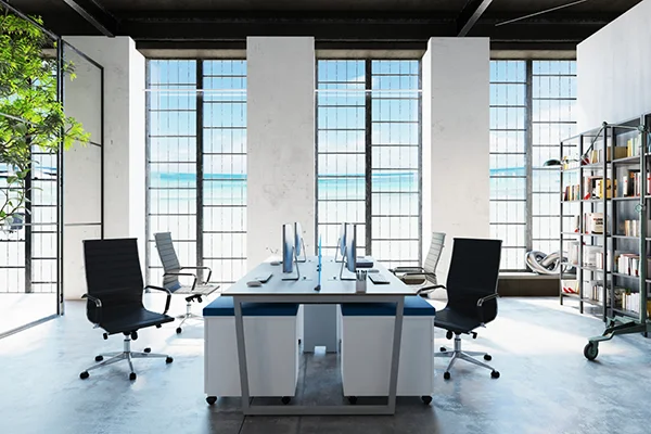 Estacion de Trabajo Benching Vasari 4p 5